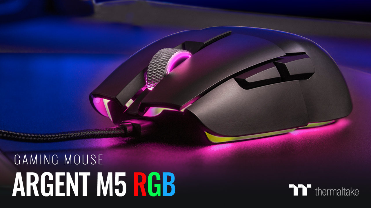 Amazon.com: Thermaltake Argent M5 Gaming Mouse, 16.8M RGB Color