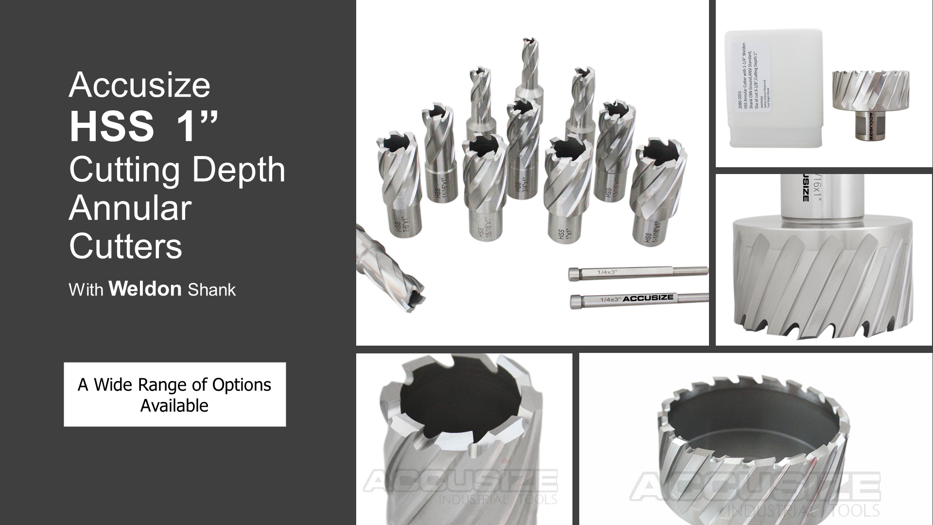 Annaページ Accusize Industrial Tools 2-3/4 Inch Cutting Dia., 1 Inch