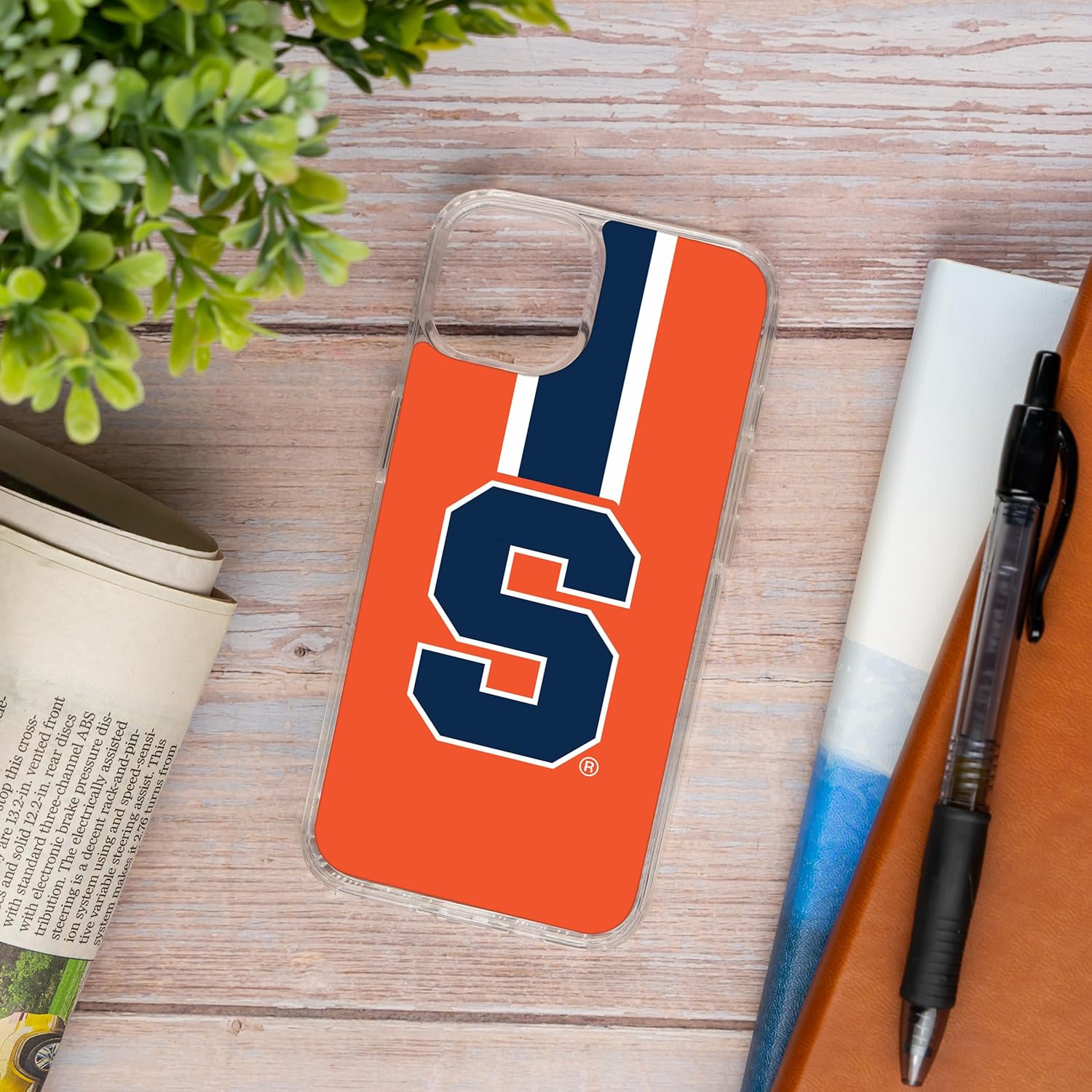 Affinity Bands Syracuse Orange HD Phone Case Compatible with MagSafe Apple iPhone 12 (Stripe)