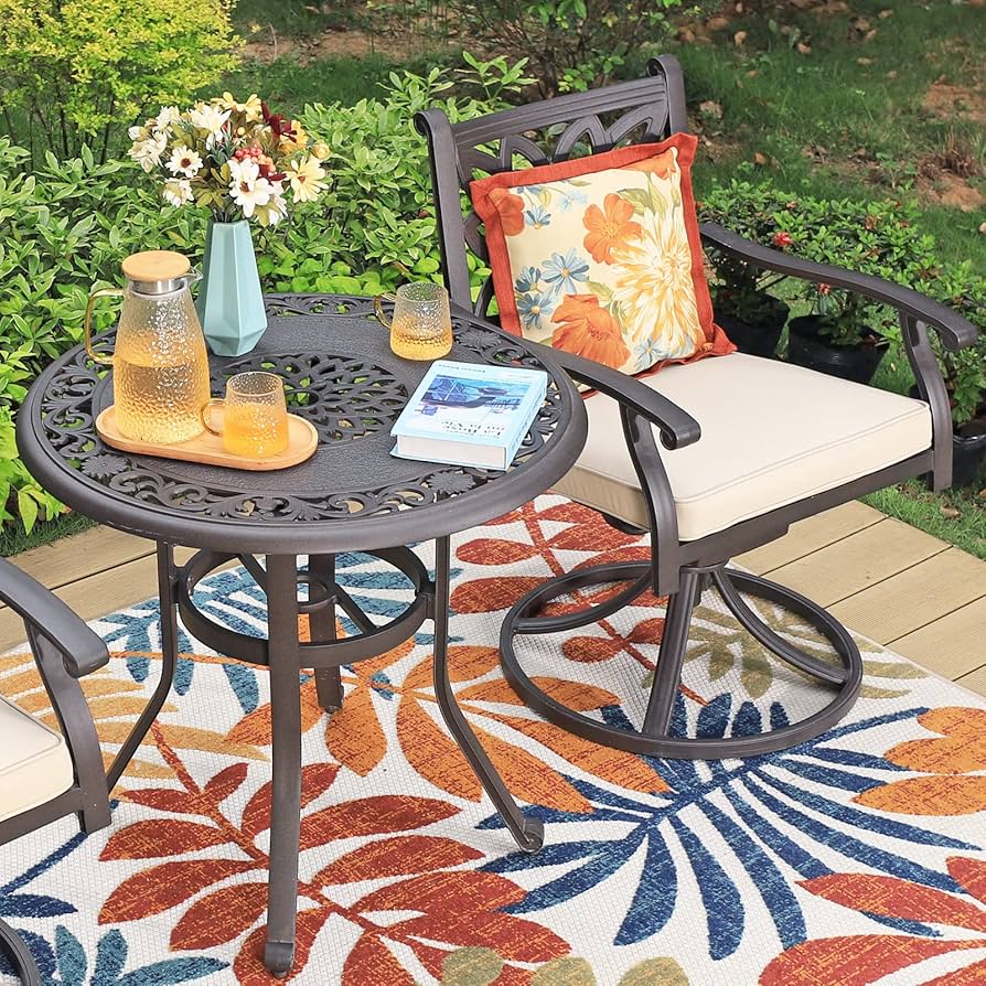 Aluminum Patio Table Sophia William Cast Aluminium Patio Bistro