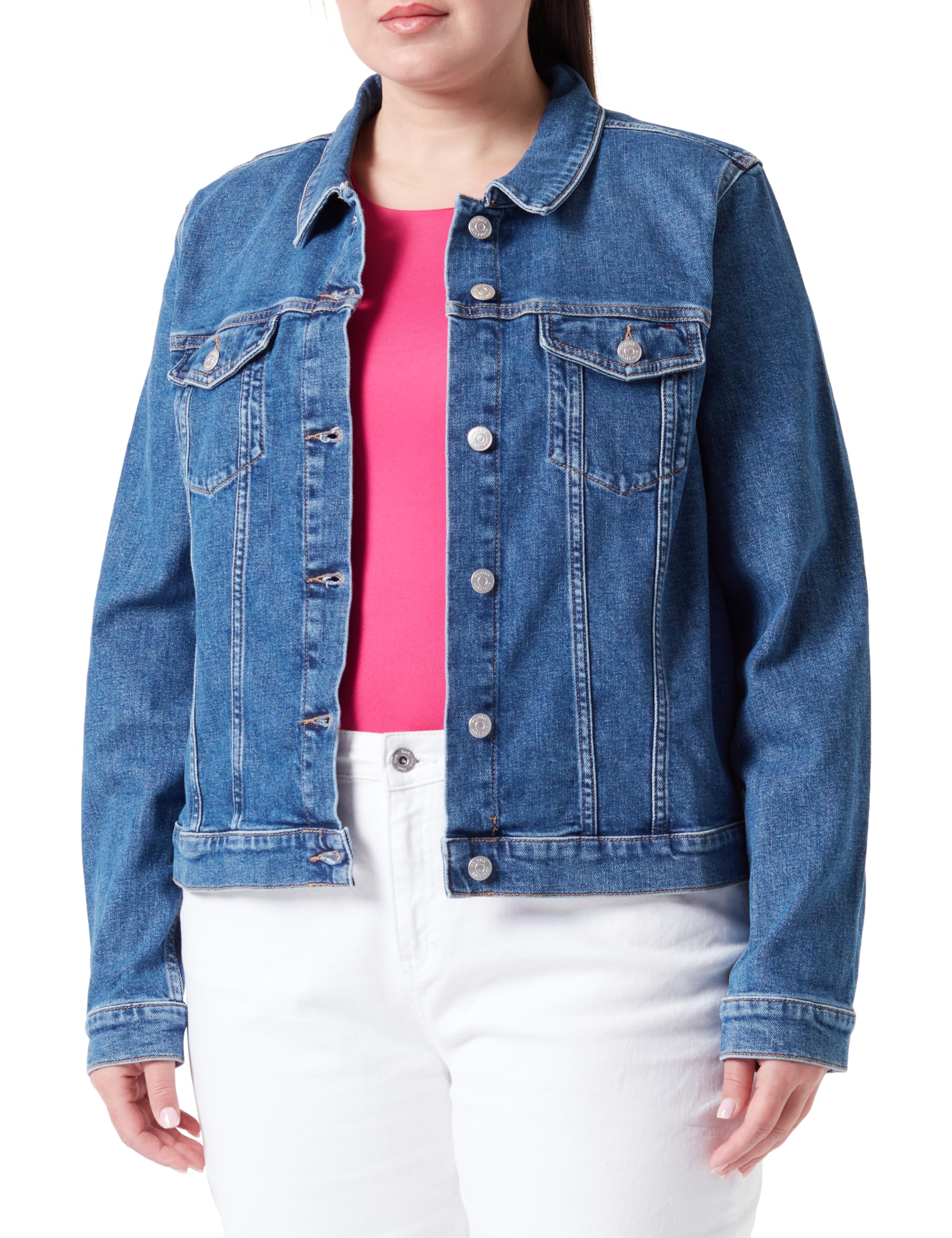 Tommy Hilfiger Giacca in Jeans Donna Denim Slim Jacket Elasticizzata