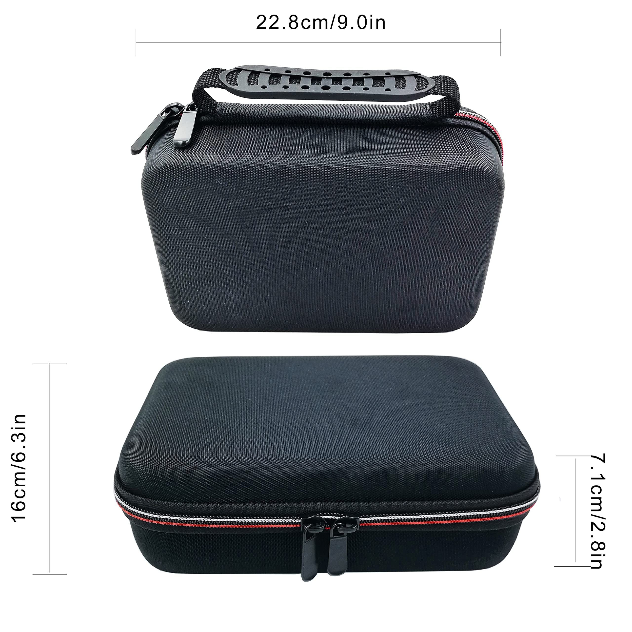 Twarde etui do Philips Norelco Multigroom Series 3000 5000 7000 MG3750 MG5750/49 MG7750/49 męska golarka elektryczna i nasadki trymer, EVA pokrowiec torba