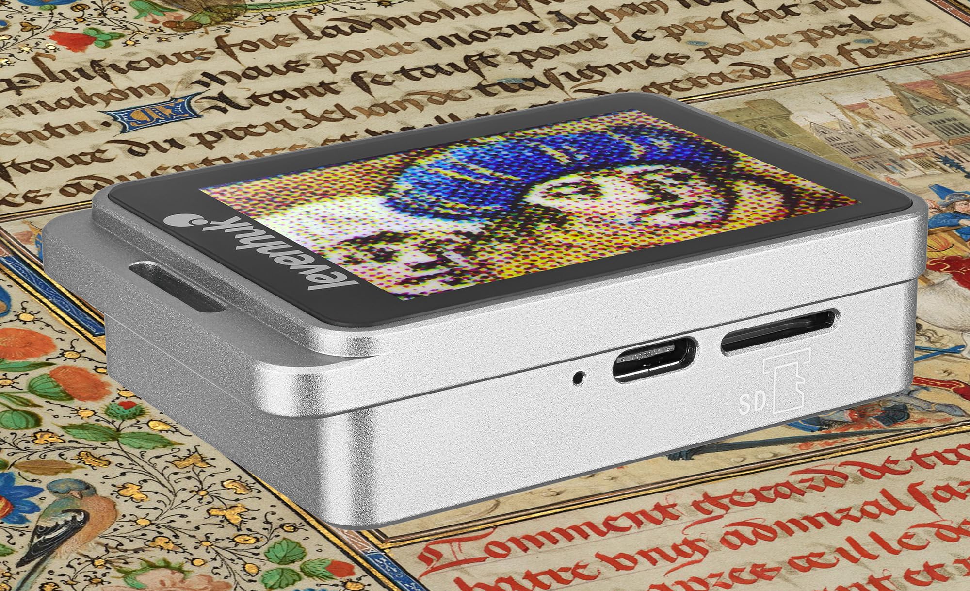 Levenhuk ERGO 20 Lente d’Ingrandimento Digitale Wireless Portatile con Schermo LCD a Colori da 2,4 Pollici, Funzione di Cattura Immagini e Zoom Fino a 19x, per Lettura e Ricerca