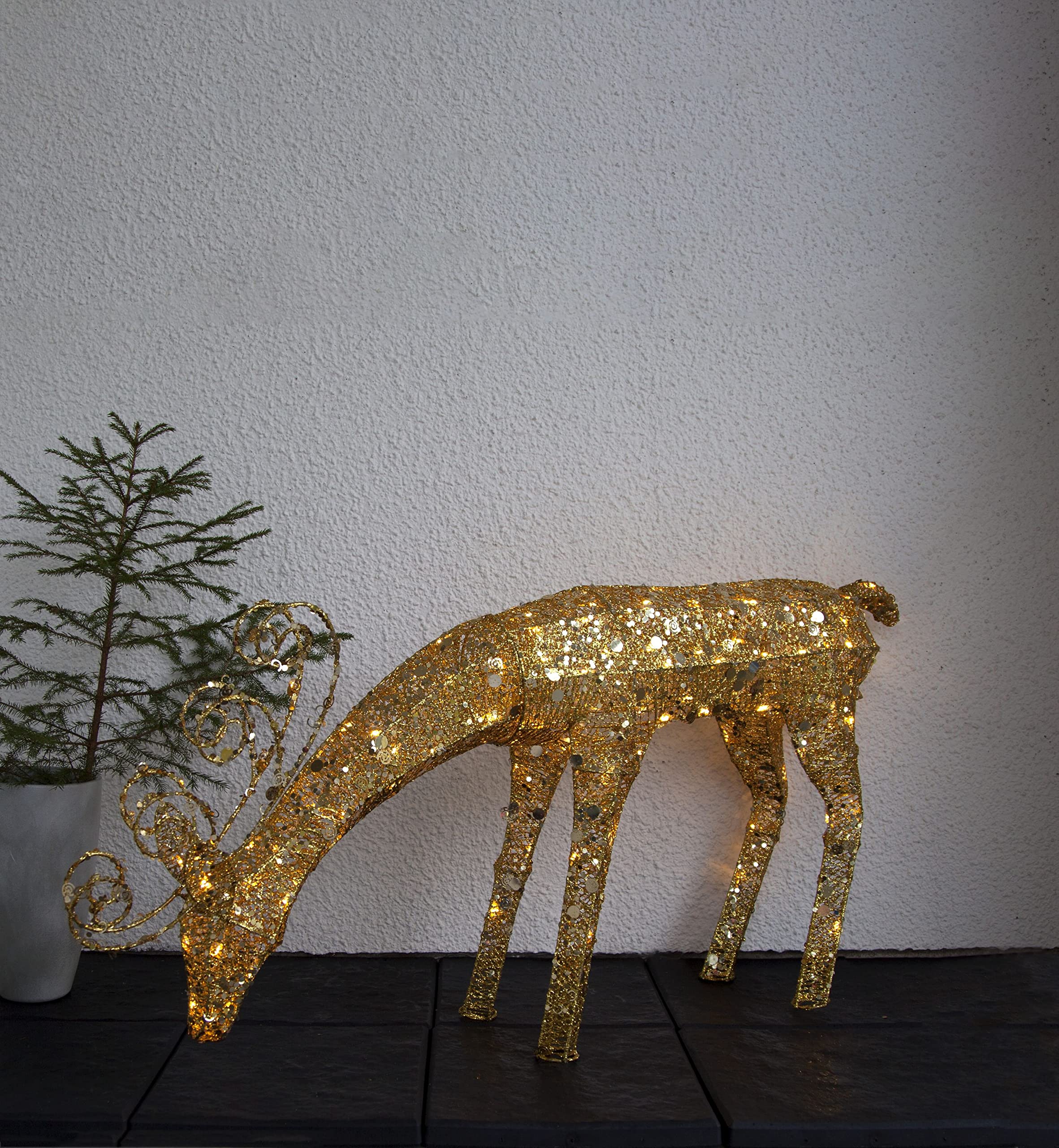 Star 803 – 11 iluminación decorativa, metal, Oro, 116 x 21 x 55 cm