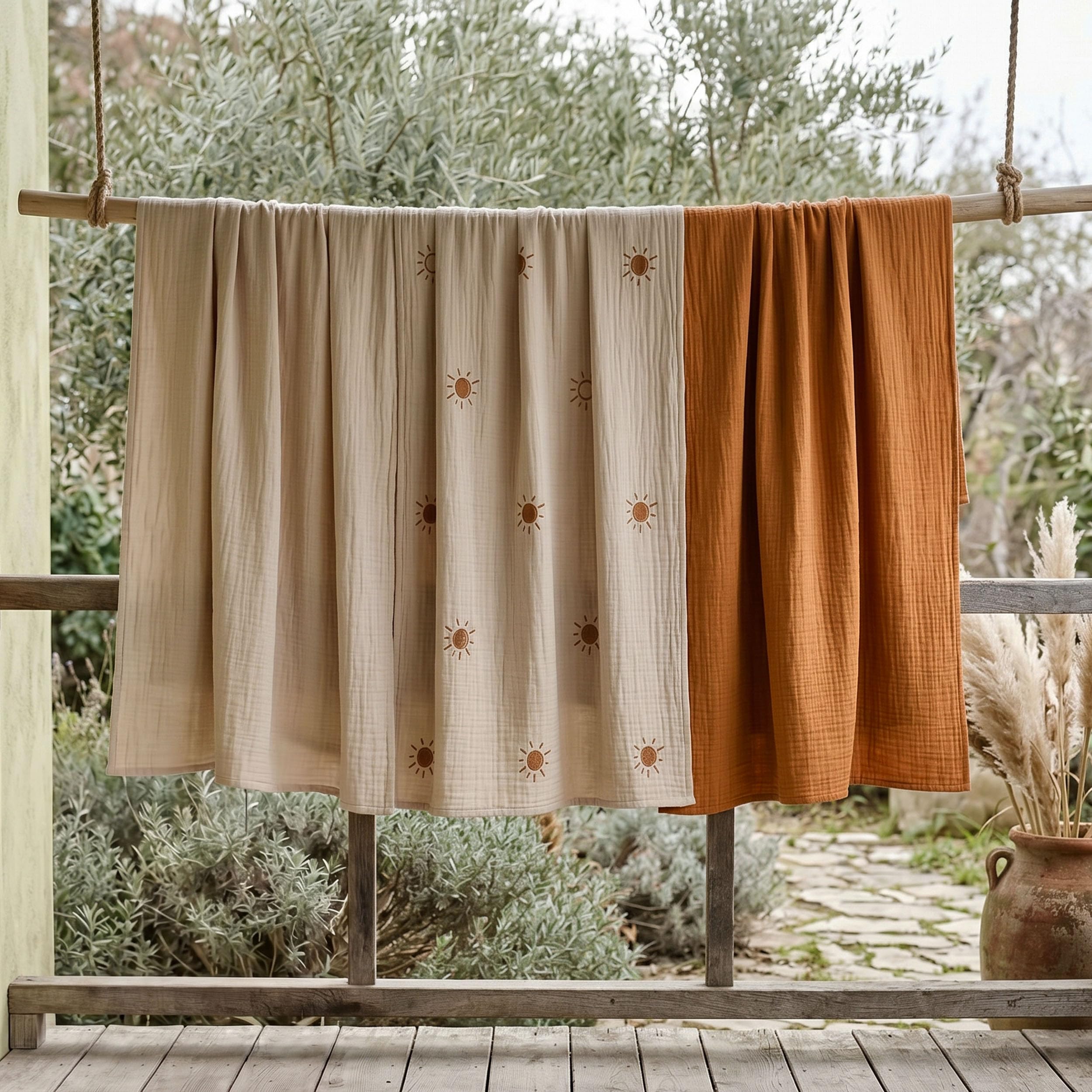 CAIKEZI - Mantas de Muselina para recién Nacido, Paquete de 3 Mantas Transpirables y Suaves, Grandes de 38 x 40 Pulgadas, Ropa para eructos, artículos Esenciales niños
