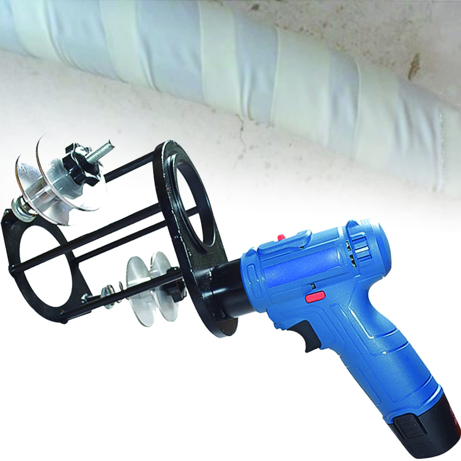 YXYLJOZ Copper Pipe Taping Machine,Air Conditioner 7cm Pipe Cable Tie Winding Tool,Tape Wrapping Machine Copper Pipe Taping Machine Air Condition Pipe Hand Tools,Open