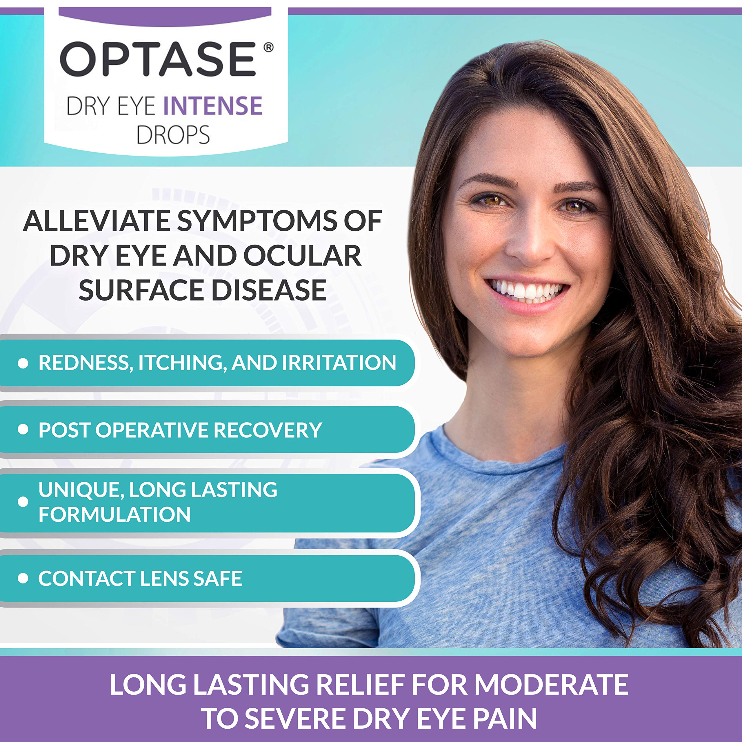 OPTASE Dry Eye Intense Drops Preservative Free Eye Drops for Dry Eyes