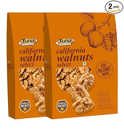 Tulsi California Walnuts Kernels Select 400g (200g x 2)