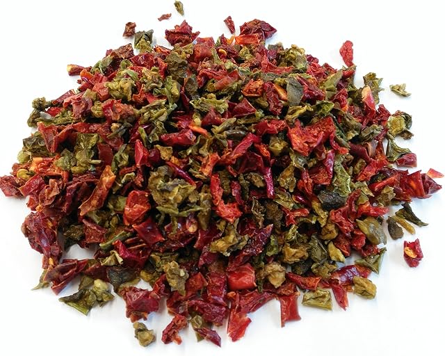 Mixed Dried Bell Peppers, Premium Quality, Free P&P to The UK (200g)