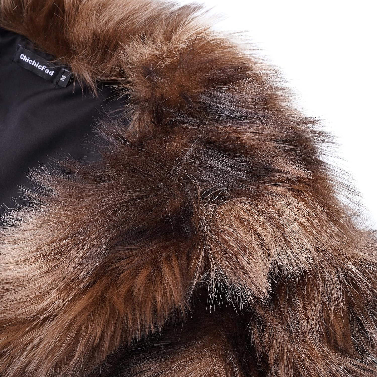 Mens Faux Fur Jacket Open-front Coat with Pockets | Winter Coat, Casual Daily Wear