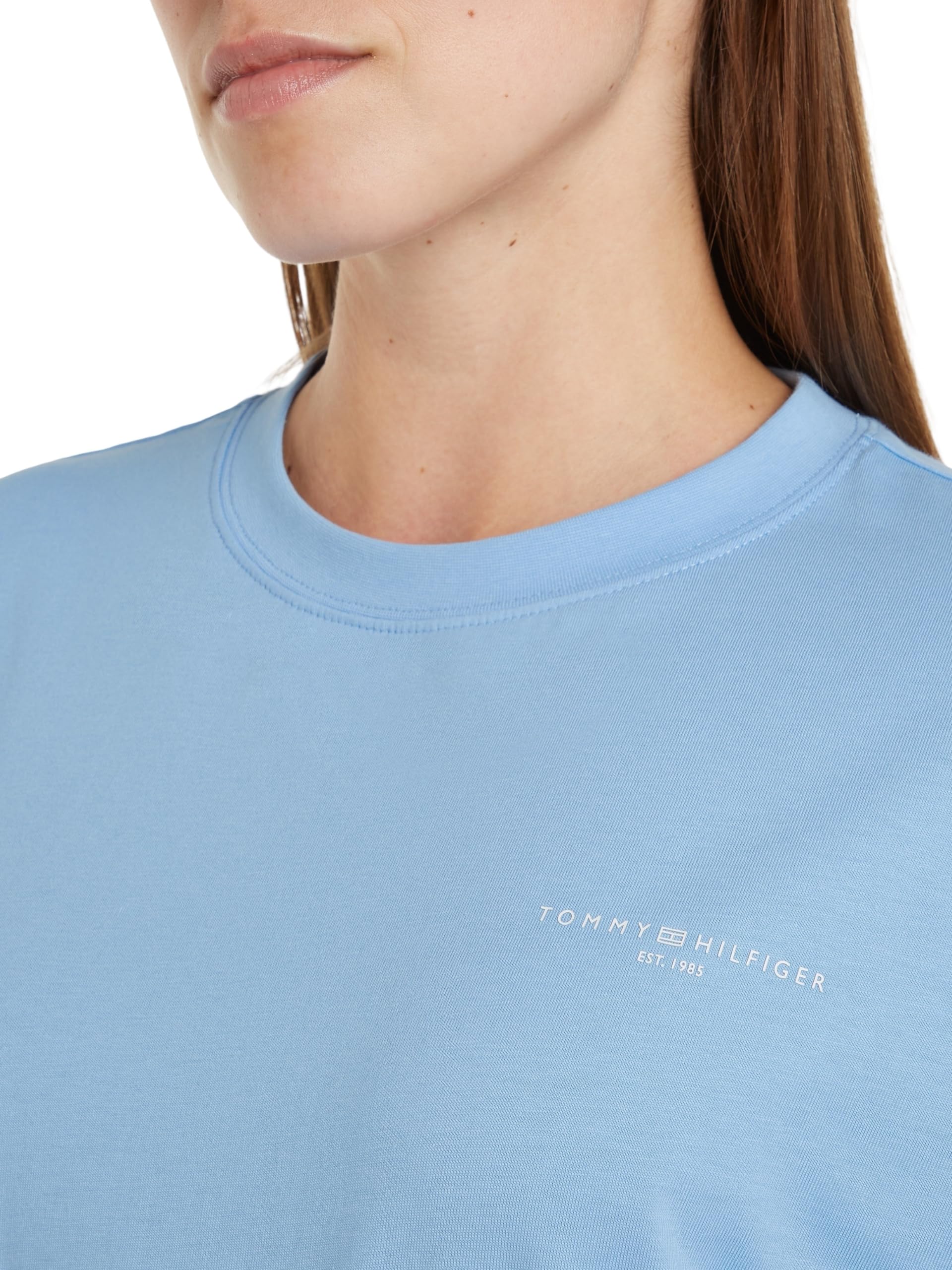 Tommy Hilfiger Vestido Tipo Camiseta de Algodón para Mujer