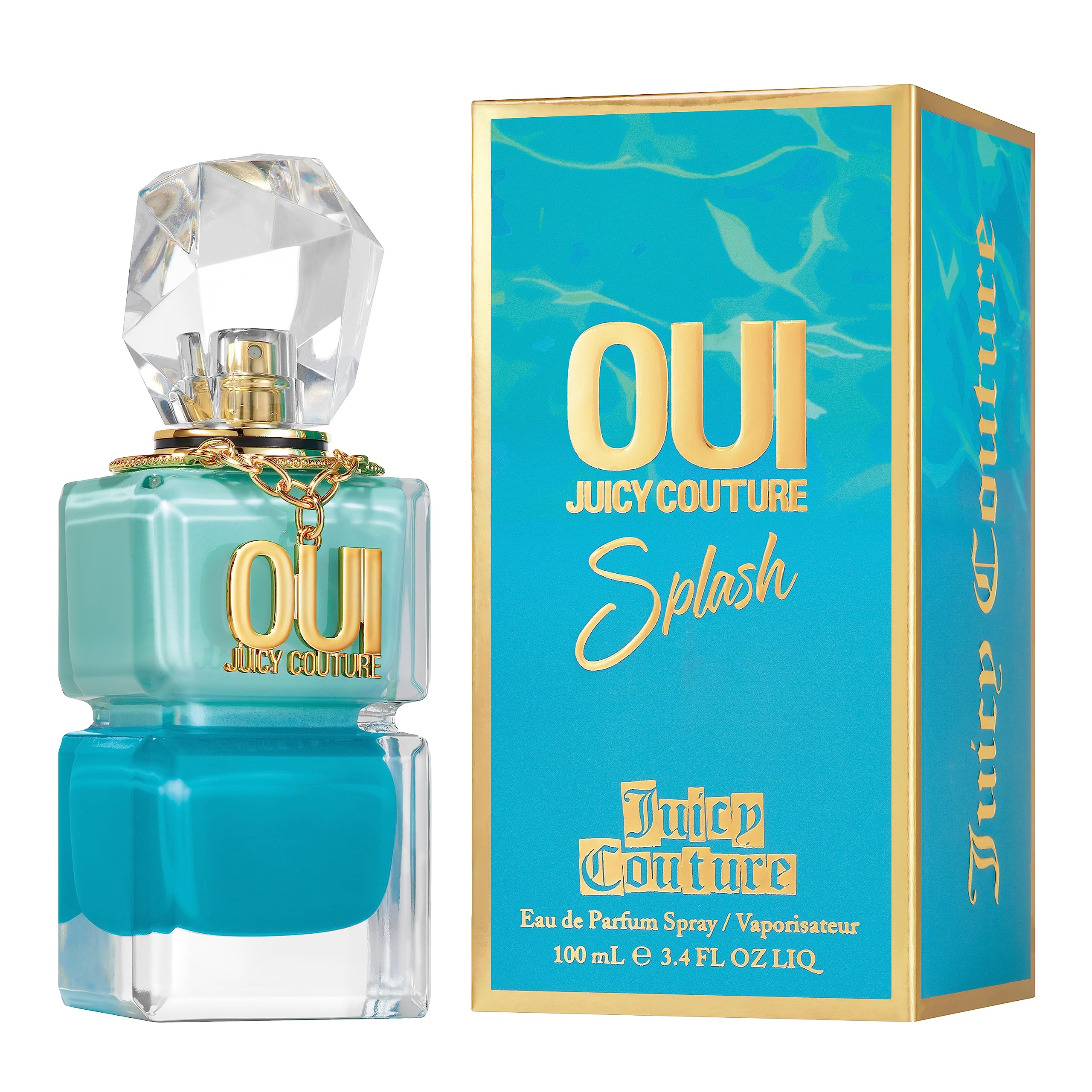 Juicy Couture Oui Splash Eau De Parfum Womens Perfume with Notes of Pineapple Jasmine Absolute Cedarwood - Citrus