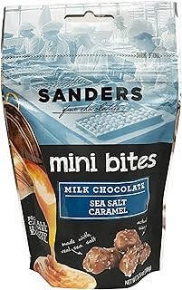 Sanders Fine Chocolates Mini Milk Chocolate Chip with Caramel and Sea Salt
