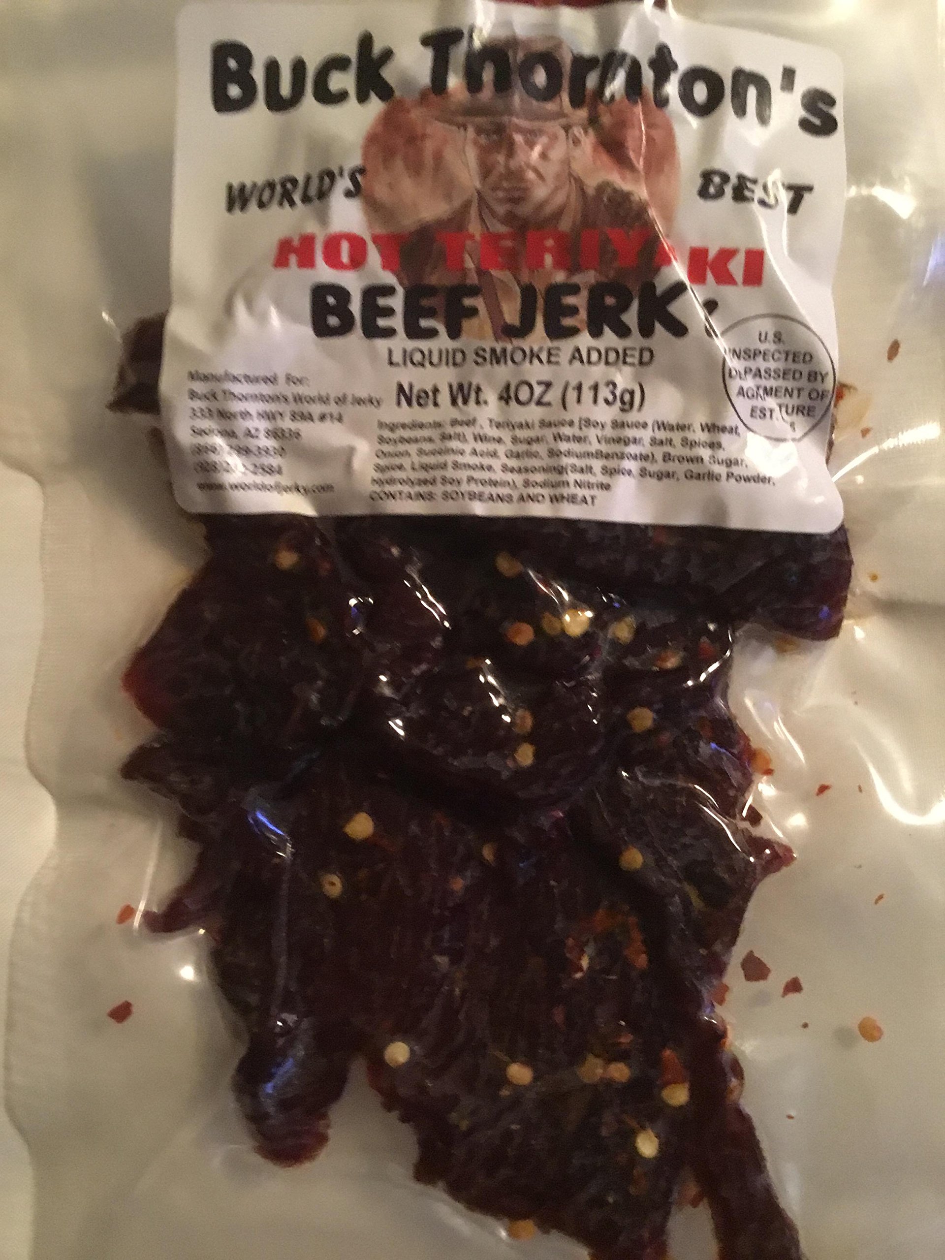 BUCK THORNTON'S WORLD OF JERKYHot Teryaki Beef