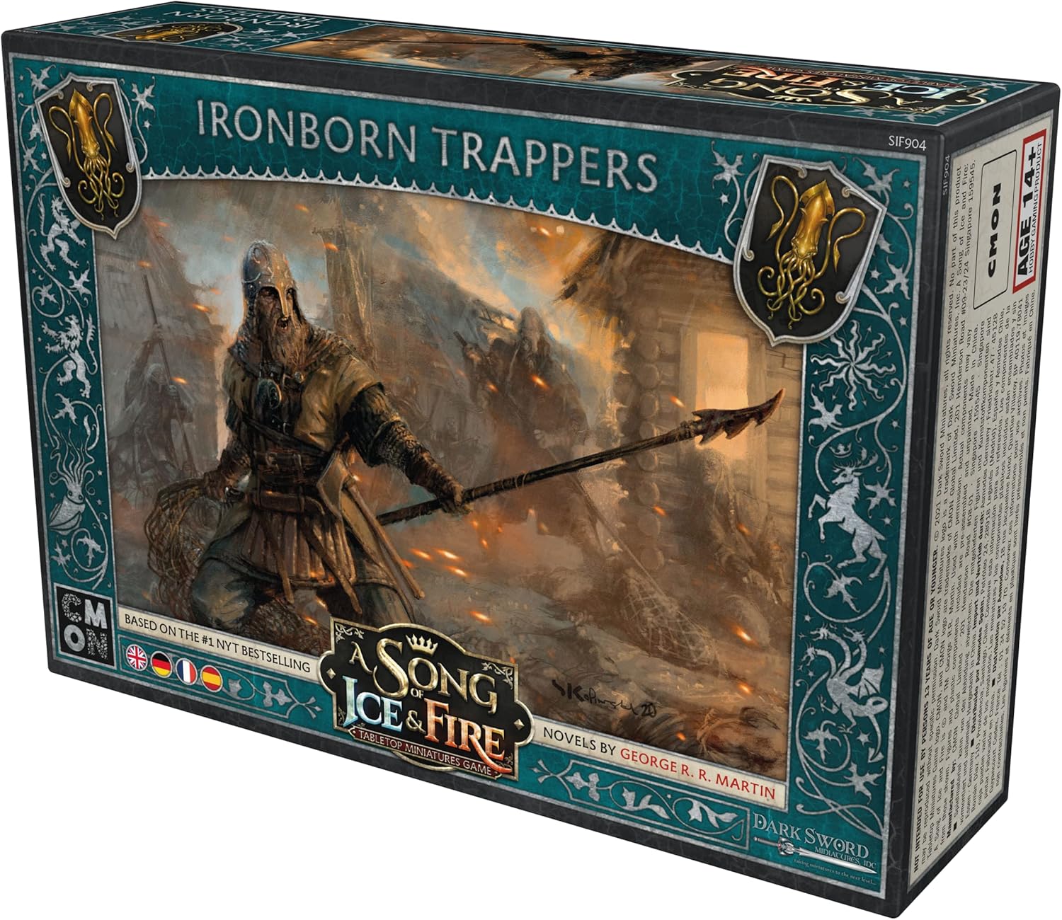 CMON, A Song of Ice & Fire – Iron Men's Trap, Expansion, Tabletop, 2 Players, Ages 14+, 45+ Minutes, German, Multilingual