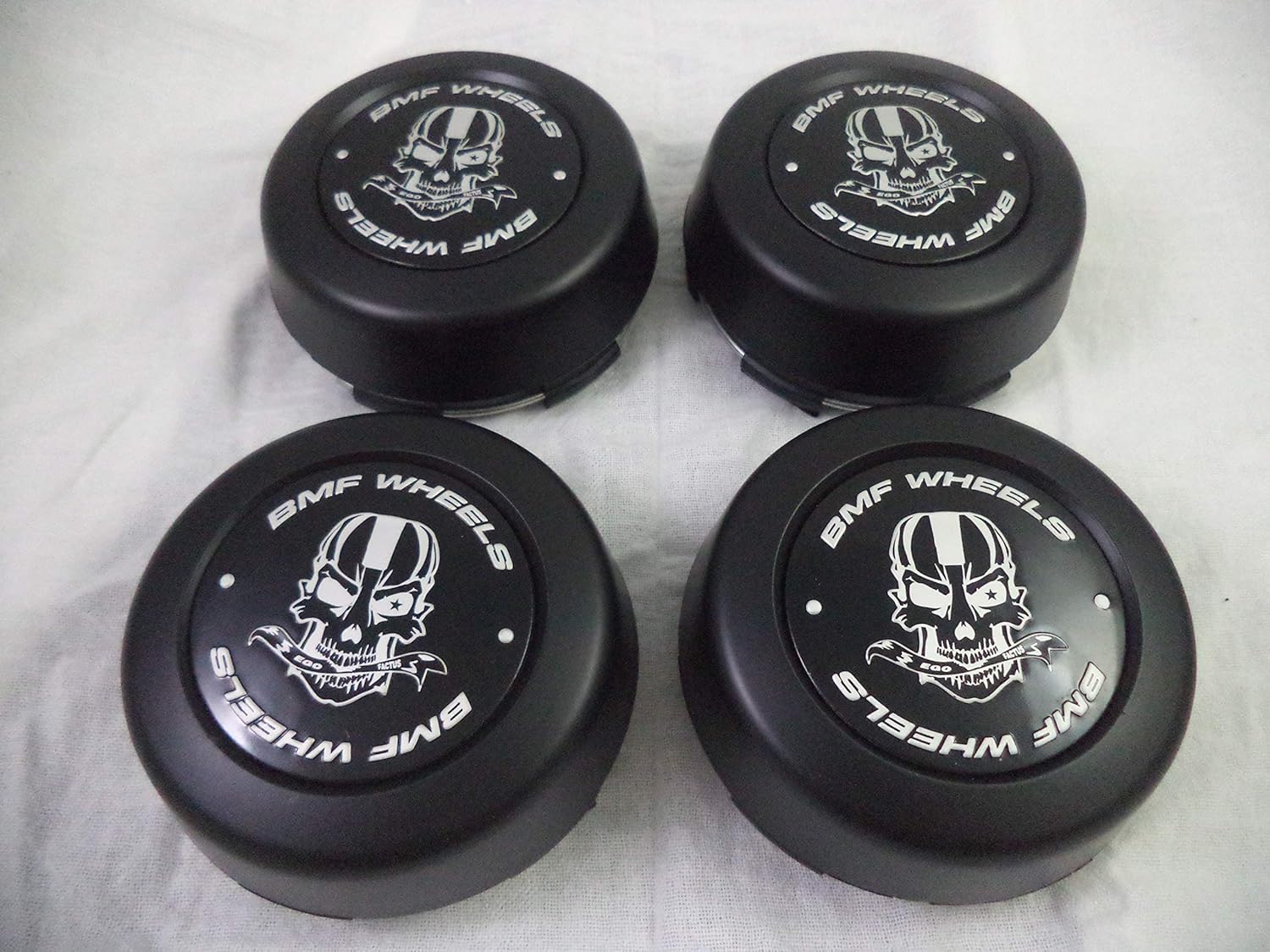 W/1 Set Logos 4 CAPS BMF Wheels Flat Black Custom Wheel Center Cap 6 LUG Parts & Accessories