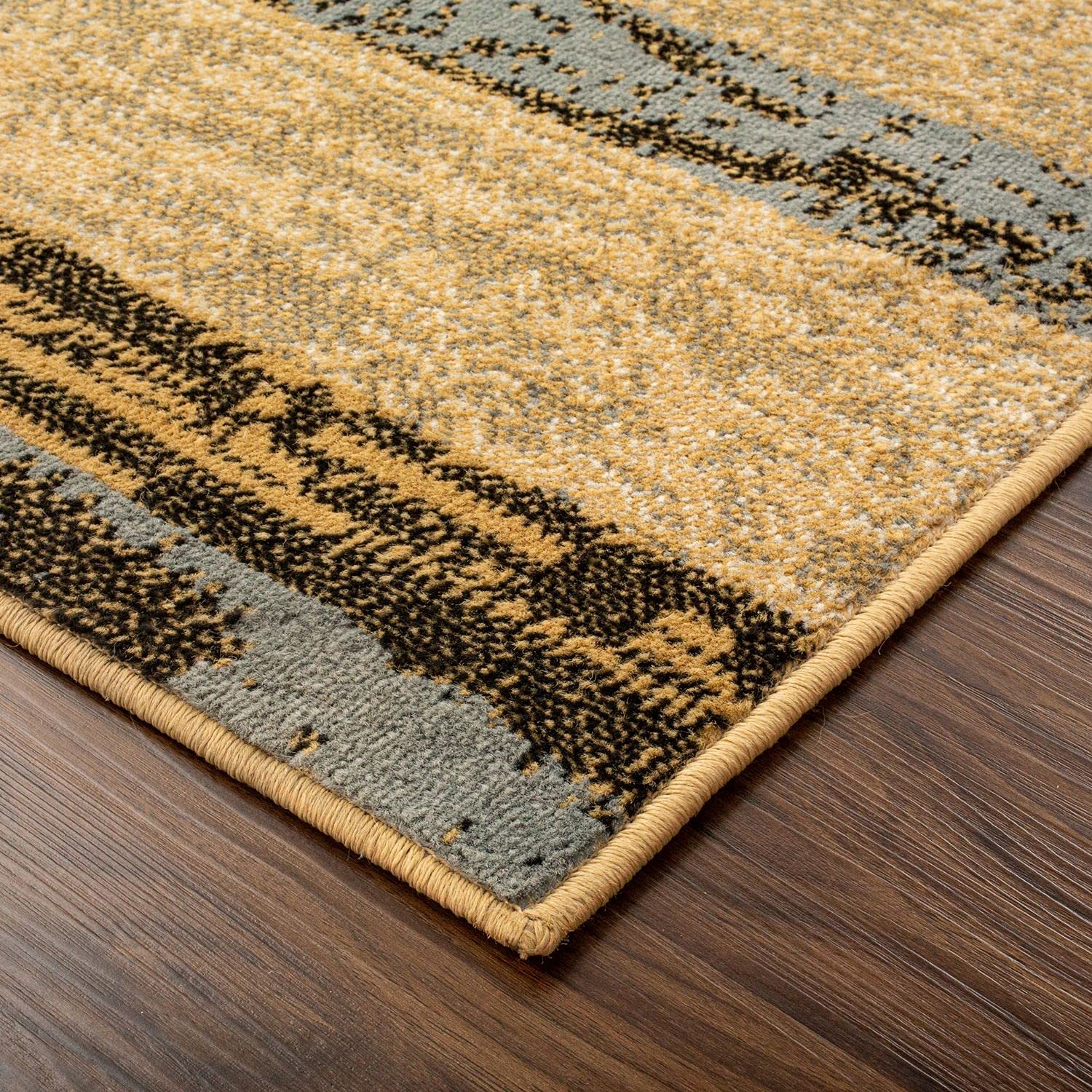 Snapklik.com : Superior Indoor Area Rug, Jute Backed, Modern Geometric ...