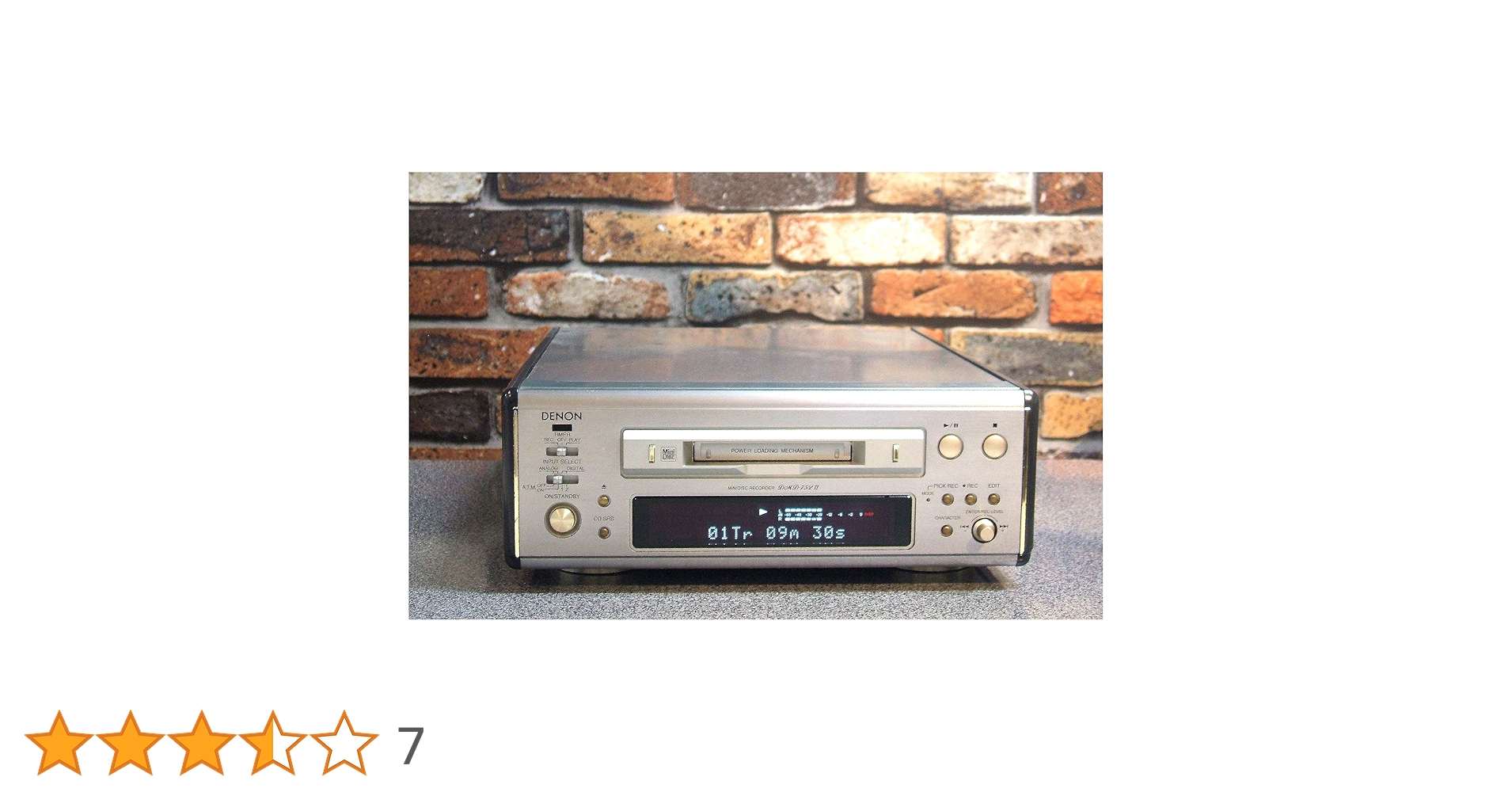 DENON DMD-7.5L　II MDデッキ　MDプレイヤー　完動品 　日本製 Amazon.co.jp: DENON デノン (デンオン) DMD-7.5LII MD