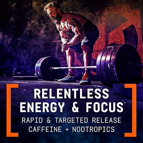 Vista 44 de BEYOND RAW LIT V2 - Polvo de entrenamiento de fuerza clínica, golpea más fuerte, bombas más grandes, cafeína, L-citrulina, creatina, manzana