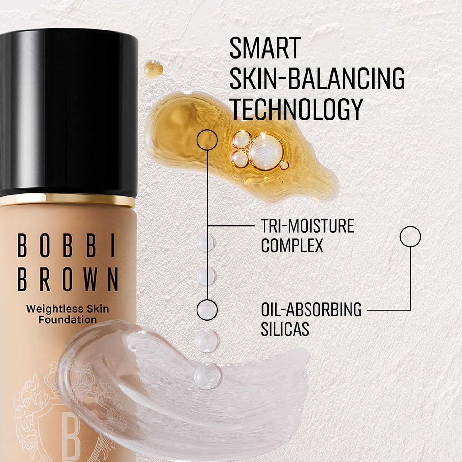 Bobbi Brown Weightless Skin Foundation SPF 15 | Oil-Controlling, 24-Hour Hydrating Foundation, Medium Coverage| Natural Matte Finish, 1 Fl Oz - Image 5