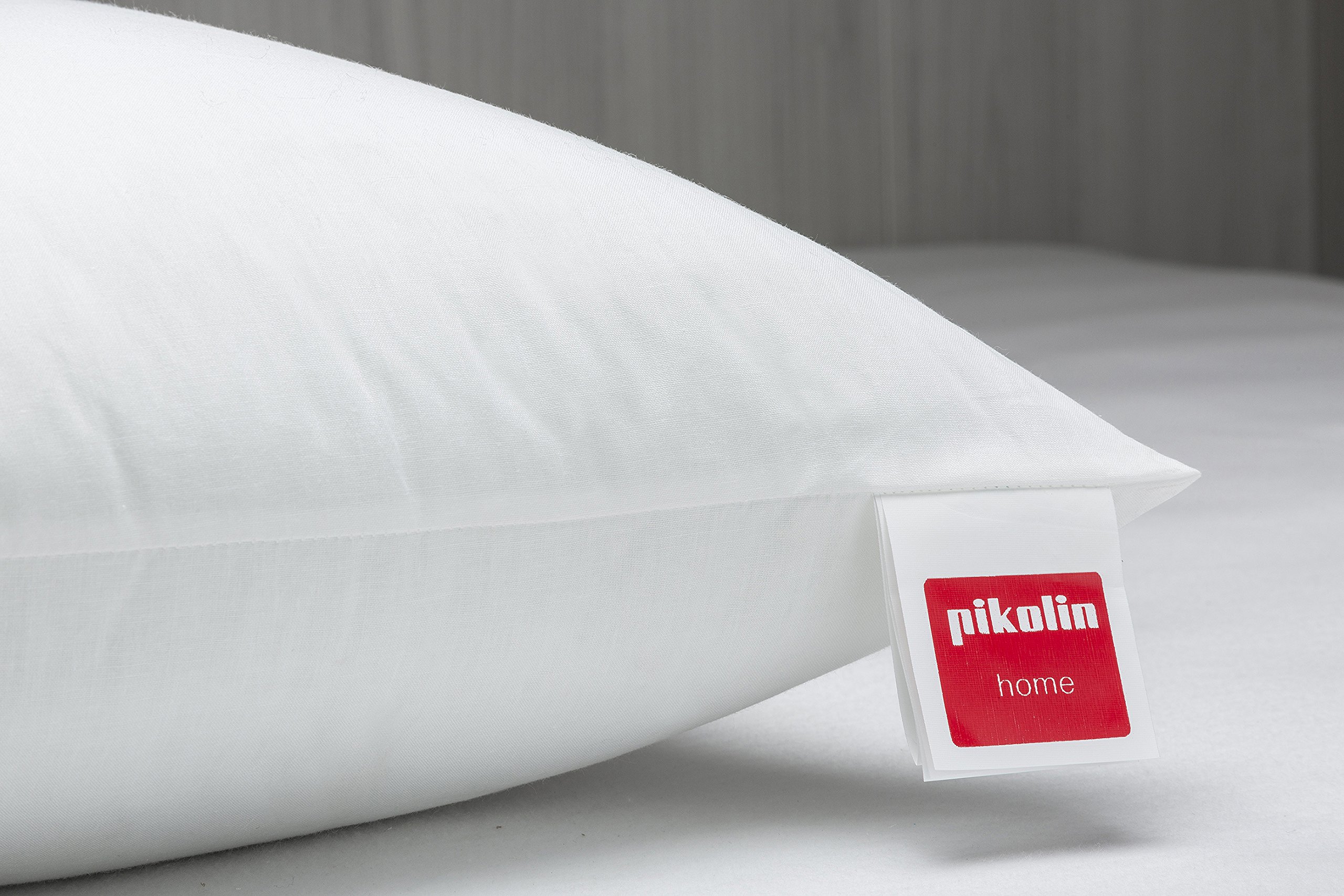 Pikolin Home - Pack De 2 Almohadas De Fibra, Antiácaros, Funda 100% Algodón, Firmeza Media, 40X70Cm + - Funda De Almohada Cutí, 100% Algodón Satén, 40X70Cm (Todas Las Medidas)