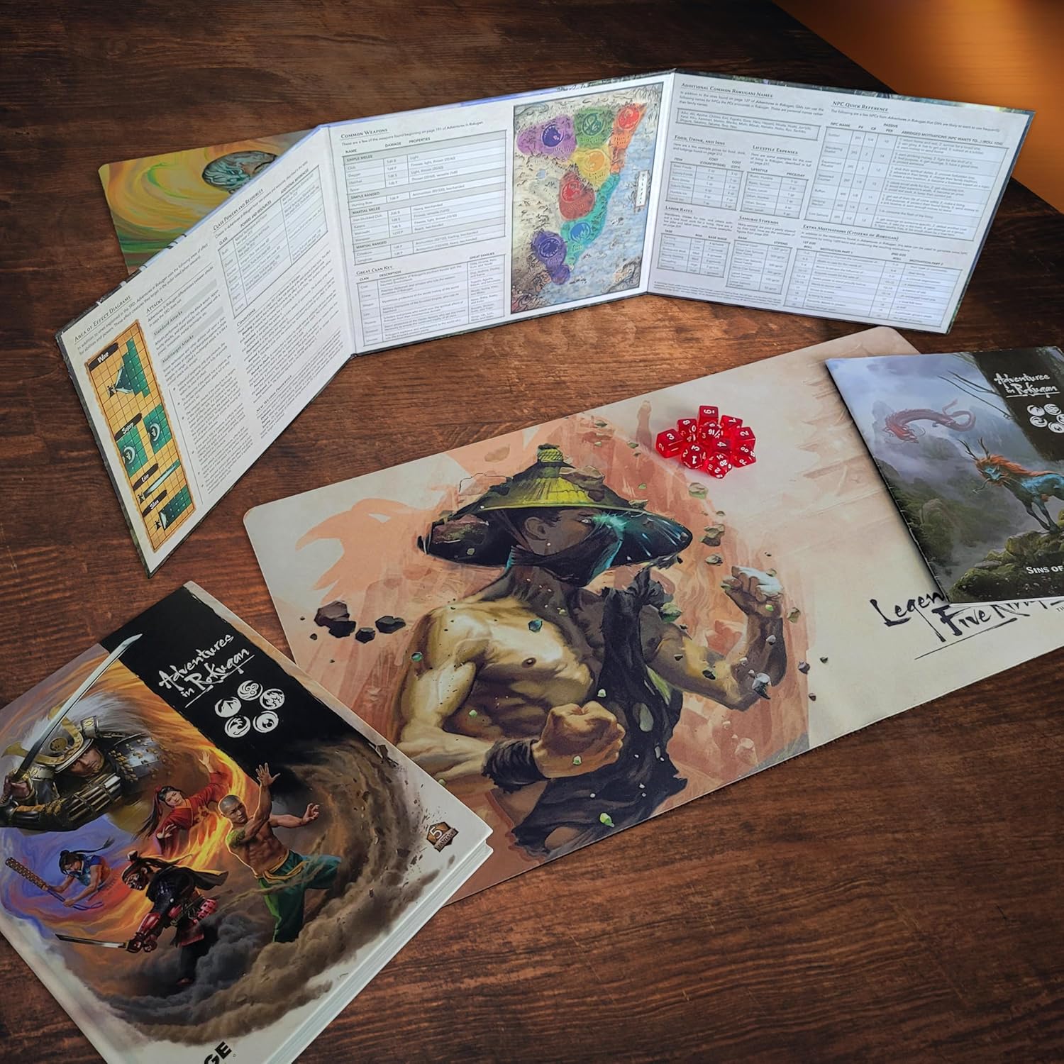 Asmodee Adventures in Rokugan RPG Game Master's KIT - Includes GM Screen and Sins of Succession Adventure, 2+ Players, Ages 14+, 90 Minute Playtime