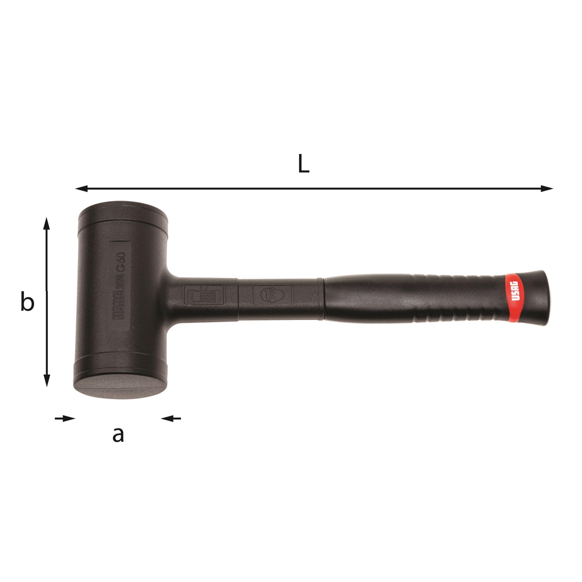 USAG 374 g 50 młotka do odbijania monoblok 900 g