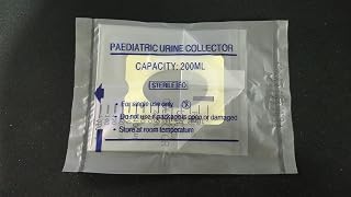 Paediatric Urine Collection Bags 200ml (Sterile) x 5 [Baby/Infants / Toddler/Kids / Children] Sample Collector