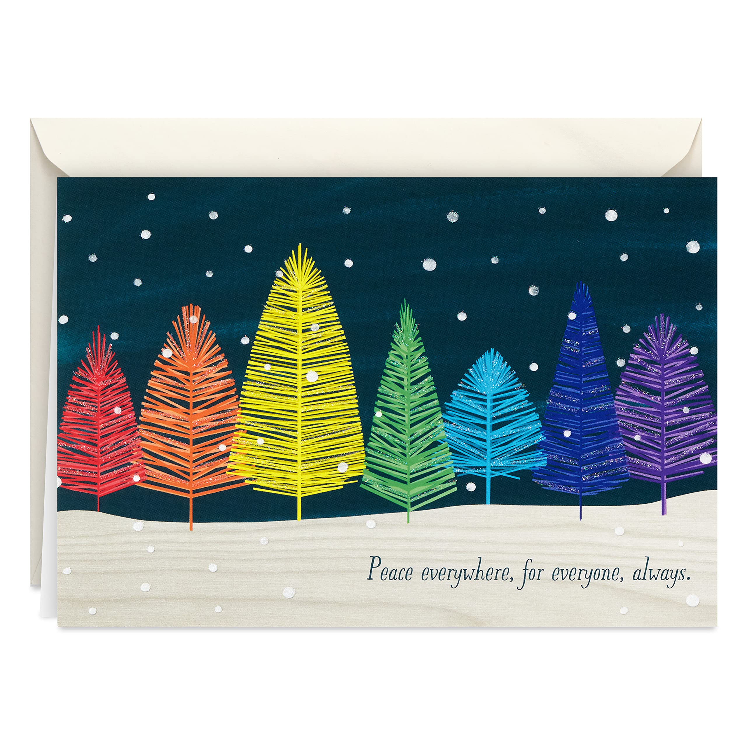 Hallmark Rainbow Trees (16 Cards)