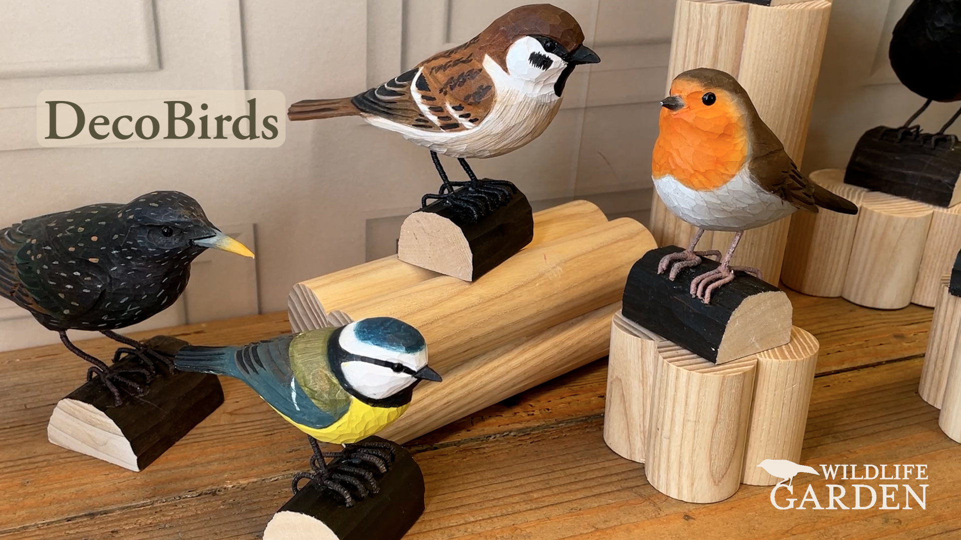 WILDLIFEGARDEN Wildlife Garden - DecoBird Starling (WG412) - Hand