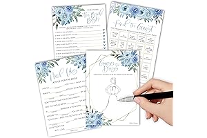 Hadley Designs: 40 Floral Bridal Shower Games Enliven Your Celebration for up to 20 Guests