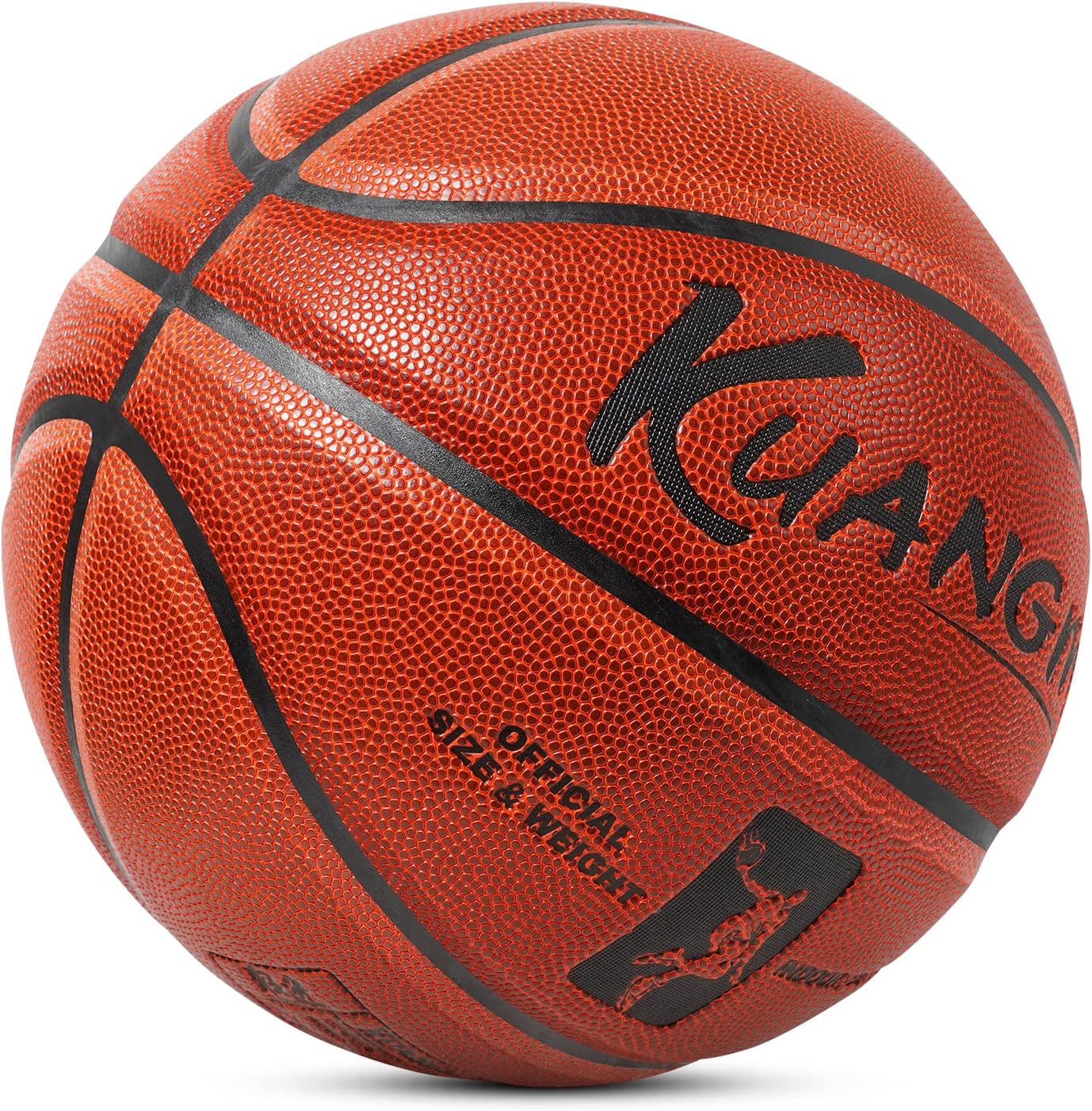 Kuangmi Authentic Series Basketball,Made for Indoor & Outdoor Game Ball Official Size 7/6/5,29.5",28.5",27.5"