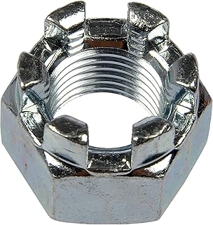 Dorman 220-014 Hex Nut-Castellated-Thread Size 1/2-20, Height 3/4 In., 50 Pack