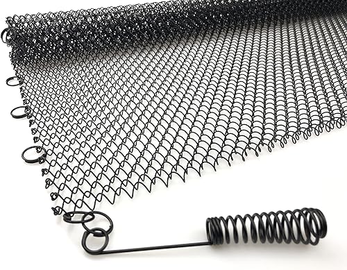 Sunshinecarpentry - Cortina de malla para chimenea, dos paneles. Kit de barra no incluido (20 pulgadas de alto x 24 pulgadas de ancho), color negro