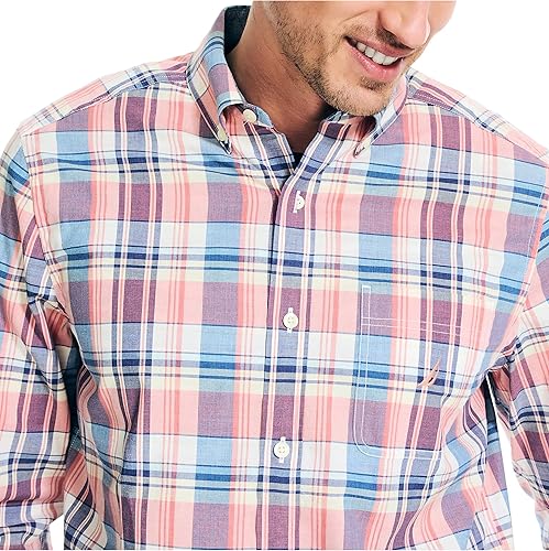 Miniatura 3 de Nautica Camisa de popelina a cuadros para hombre