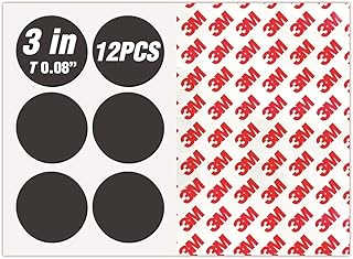 High Energy Round 3" Magnets with Adhesive Backing - Large Size Magnet Dots for Classroom Decorations- Teacher Must Have - Teacher Supplies,Thick 80mil-12 Pack