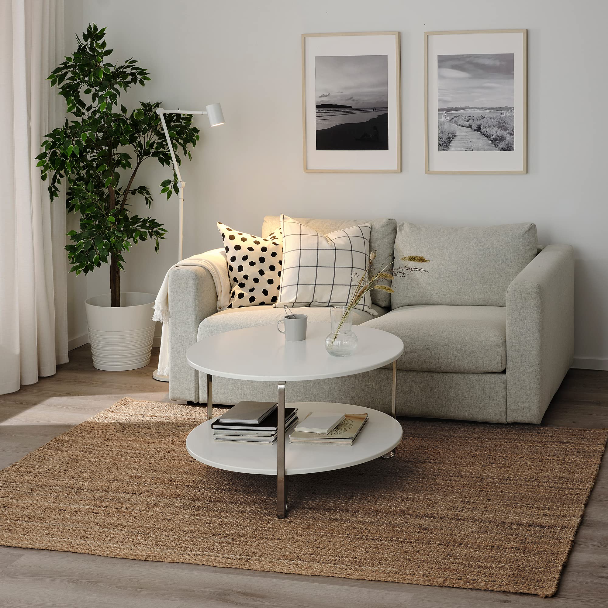 STRÖG フラットウーブンラグ 155x220 cm ProTuning IKEA STRÖG rug, flatwoven, 155x220 cm, natural : Amazon