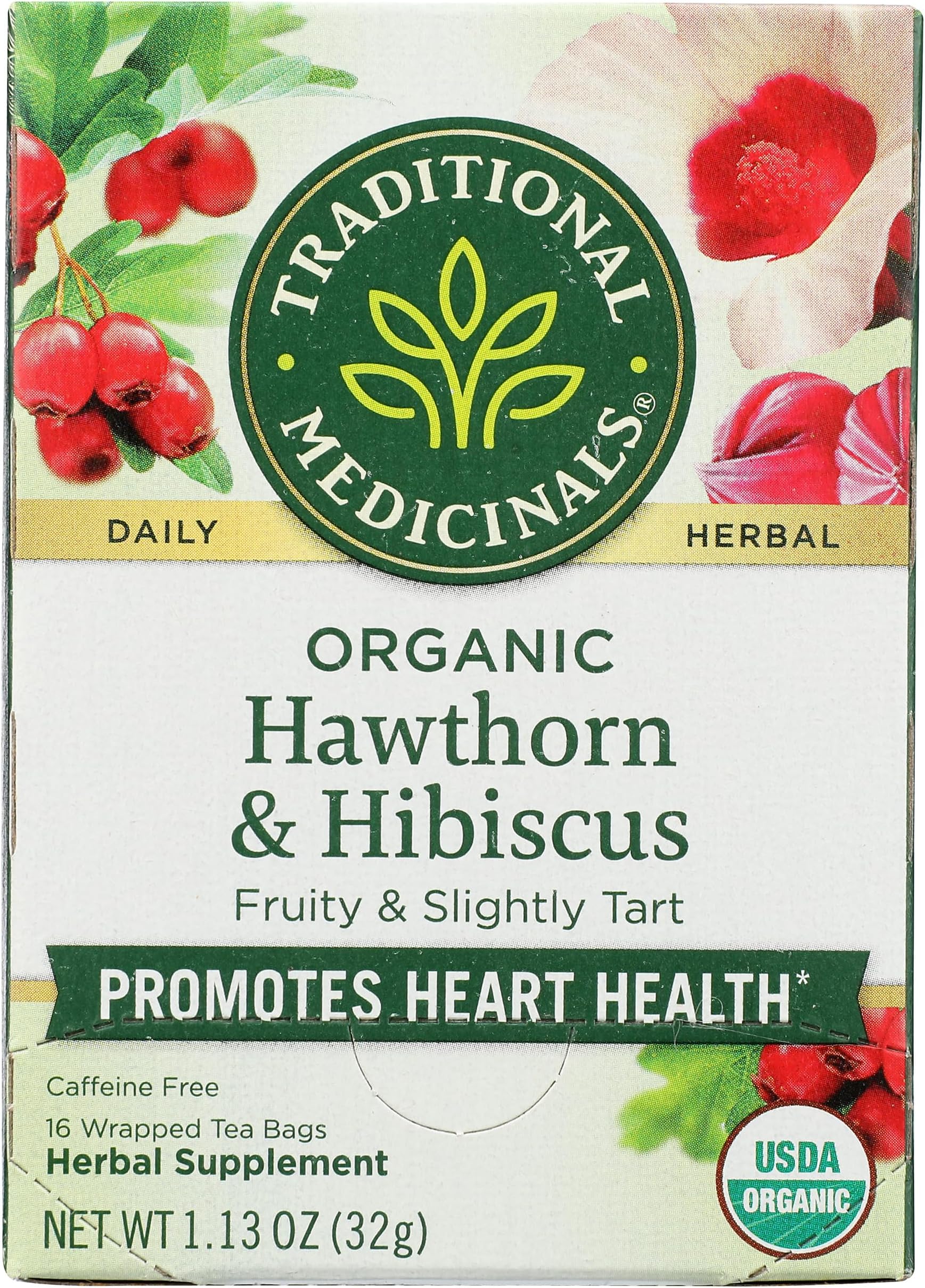 TRADITIONAL MEDICINALS Hawthorn Heart Tea - 16 Bags