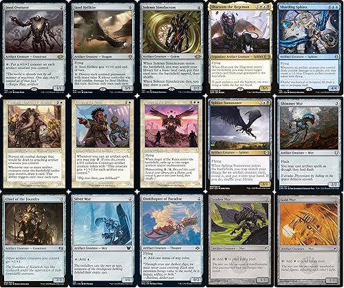 Miniatura 3 de Elite Commander Urza Artifacts Deck – Esper – Azul Negro Blanco – EDH – Urza, Artificio Jefe – 100 cartas – Magic The Gathering Deck – Muy fuerte