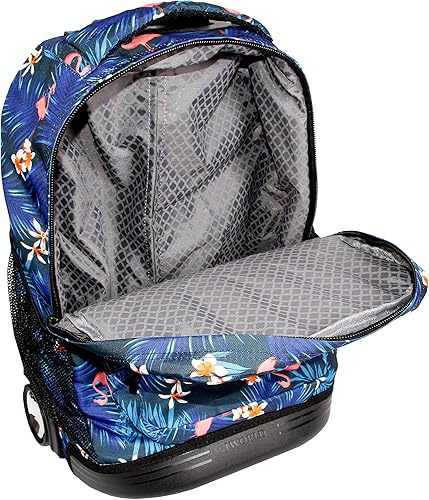 Miniatura 5 de J World New York Mochila rodante Sunrise. Bolsa con ruedas, Nuevo Flamingo, 18", Mochila con ruedas Sunrise. Bolsa de ruedas con ruedas