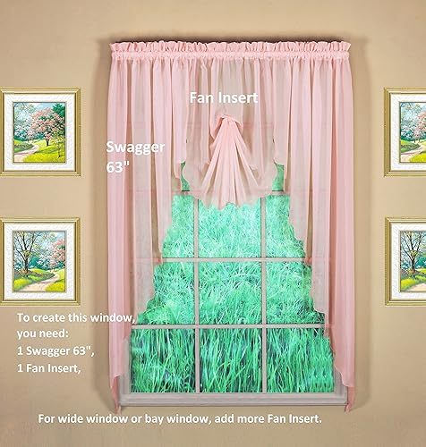 Vista 722 de Today's Curtain - Cortina Emelia de gasa original, panel de 84 pulgadas, negro, 60 pulgadas de ancho x 84 pulgadas de largo