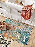 Vista 16 de Morebes Alfombra Moderna Abstracta para Pasillo, 2 x 7 Gris Alfombra de Pasillo Antideslizante para Cocina, Alfombra Lavable para Interiores