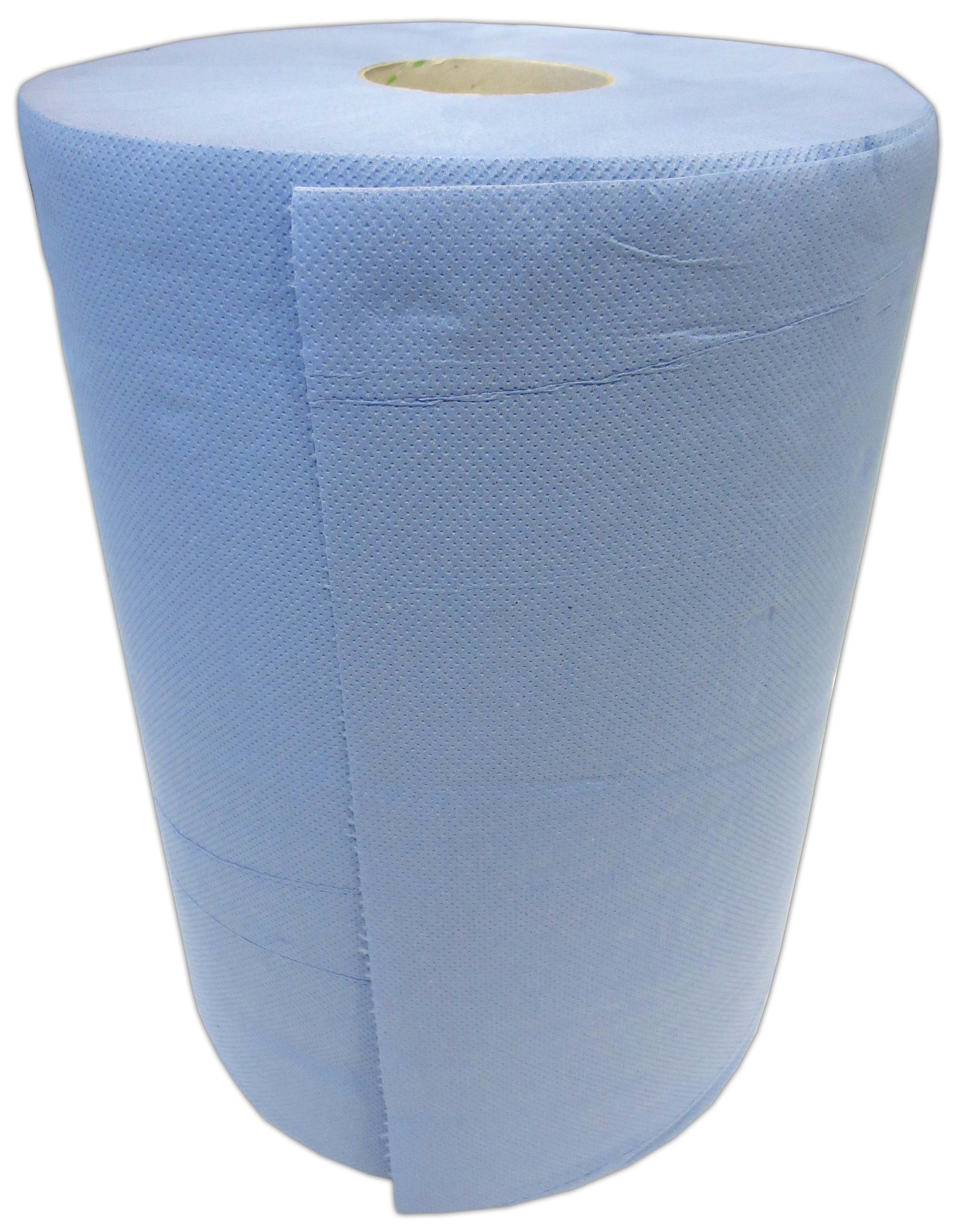 2x Putzrolle blau 2-lagig jew. 500 Blatt gesamt ca. 1000 Blatt ca. 36x36 cm perforiert saugstark Reinigungstücher Putzpapier Wischtücher