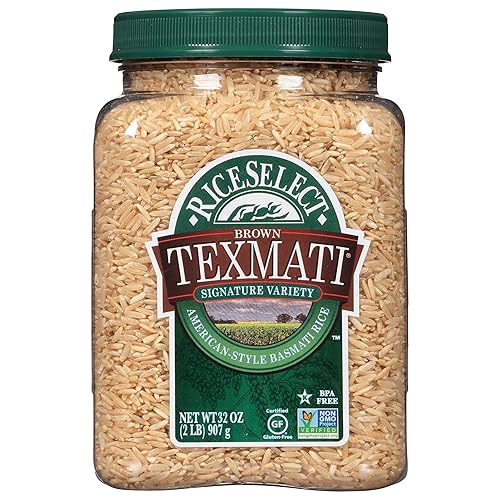 Miniatura 7 de RiceSelect Texmati - Arroz blanco basmati de grano largo arroz sin gluten de alta calidad sin OMG Star-K Kosher tarro de 32 onzas