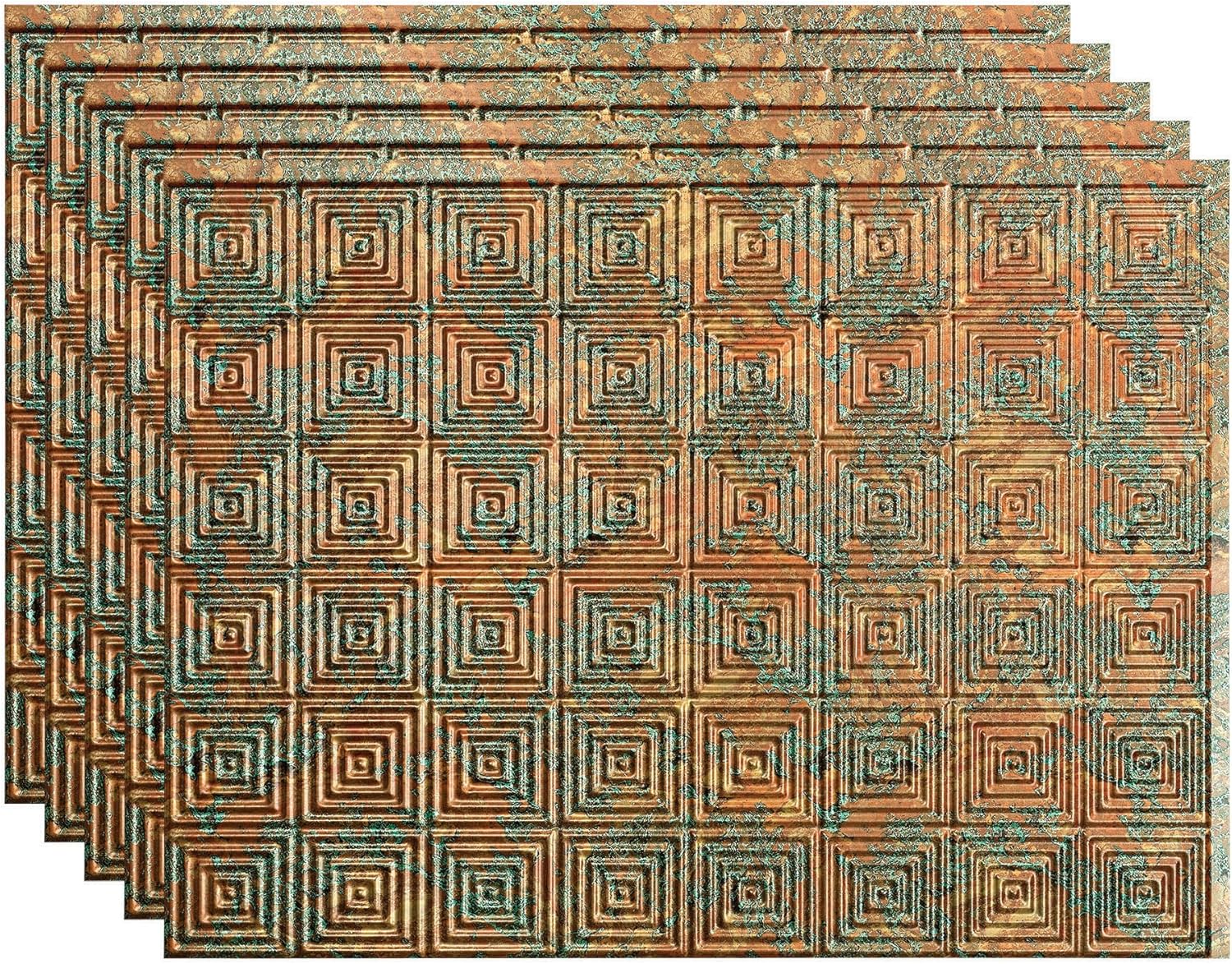 FASÄDE Miniquattro Decorative Vinyl Backsplash Panel in Crosshatch Silver (6X6 Inch Sample)