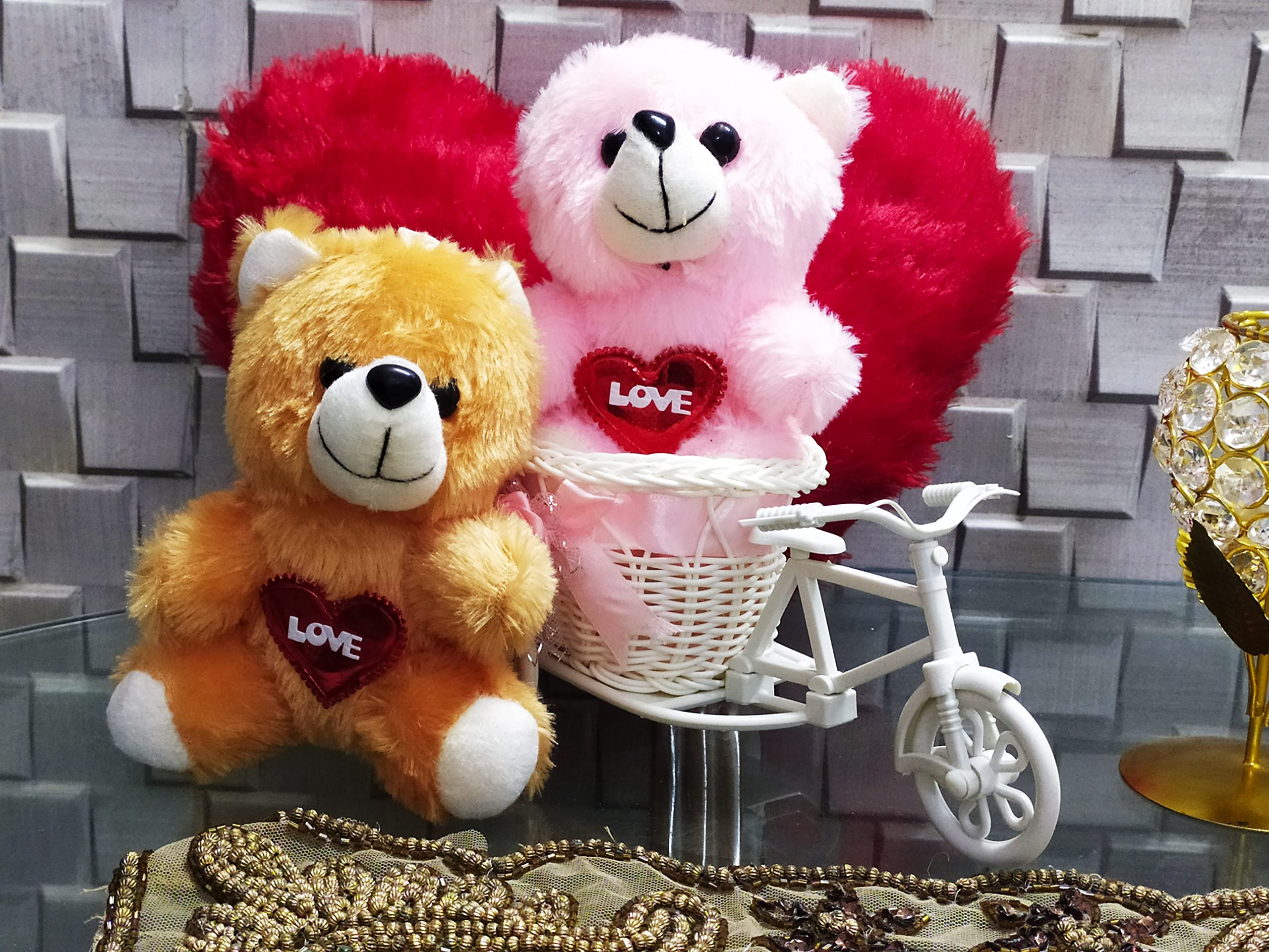 See full amazon price history chart for SHOI LITTLE Valentines Day Gift Birthday for Couple Special Girls Boys Girlfriend Boyfriend Husband Wife with 2 Teddy and Decorative Cycle for Valentines Day SHOI LITTLE Valentines Day Gift Birthday for Couple Special Girls Boys Girlfriend Boyfriend Husband Wife with 2 Teddy and Decorative Cycle for Valentines Day (B0BKY7GVXT) Amazon Price History, Amazon Price Tracker