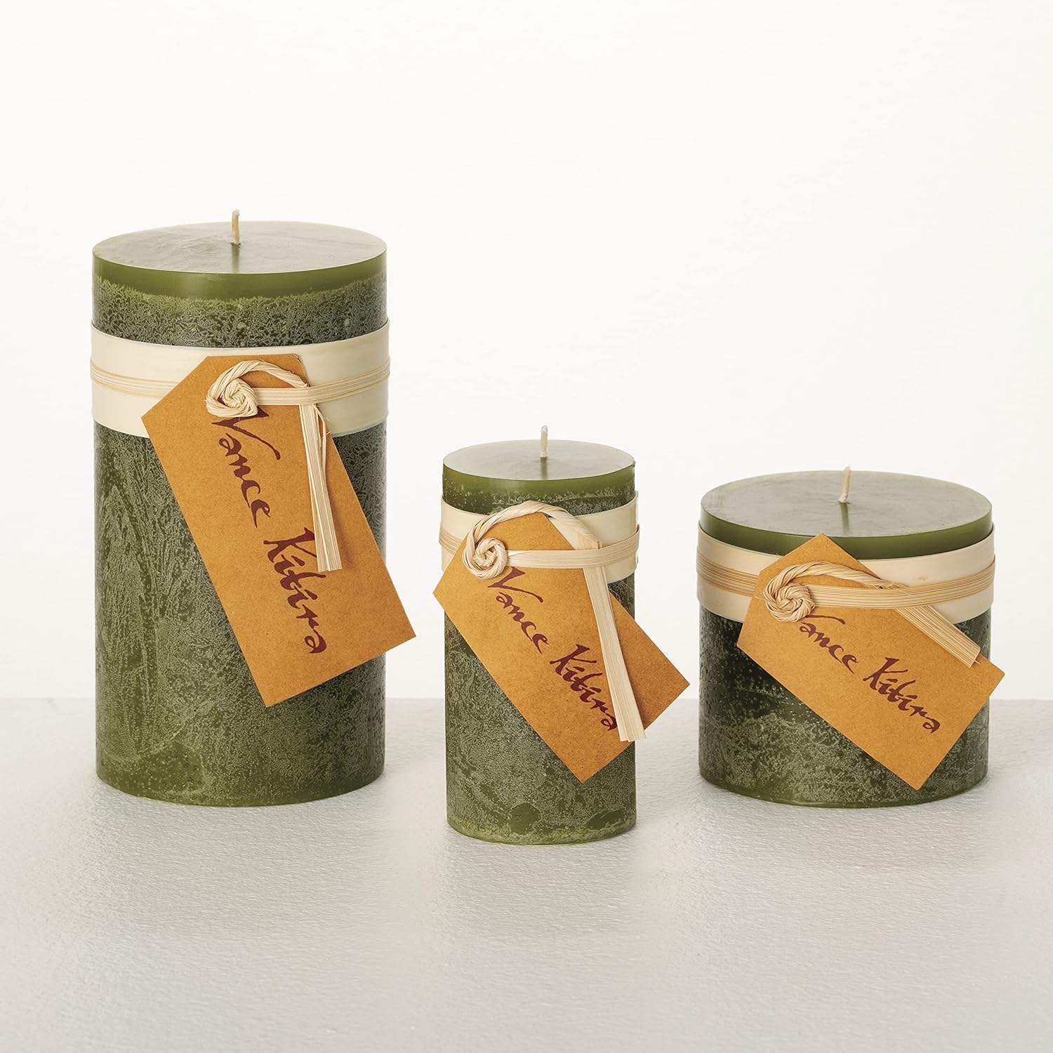 Sullivans Vance Kitira Set of 3 Pillar Candles, Clean