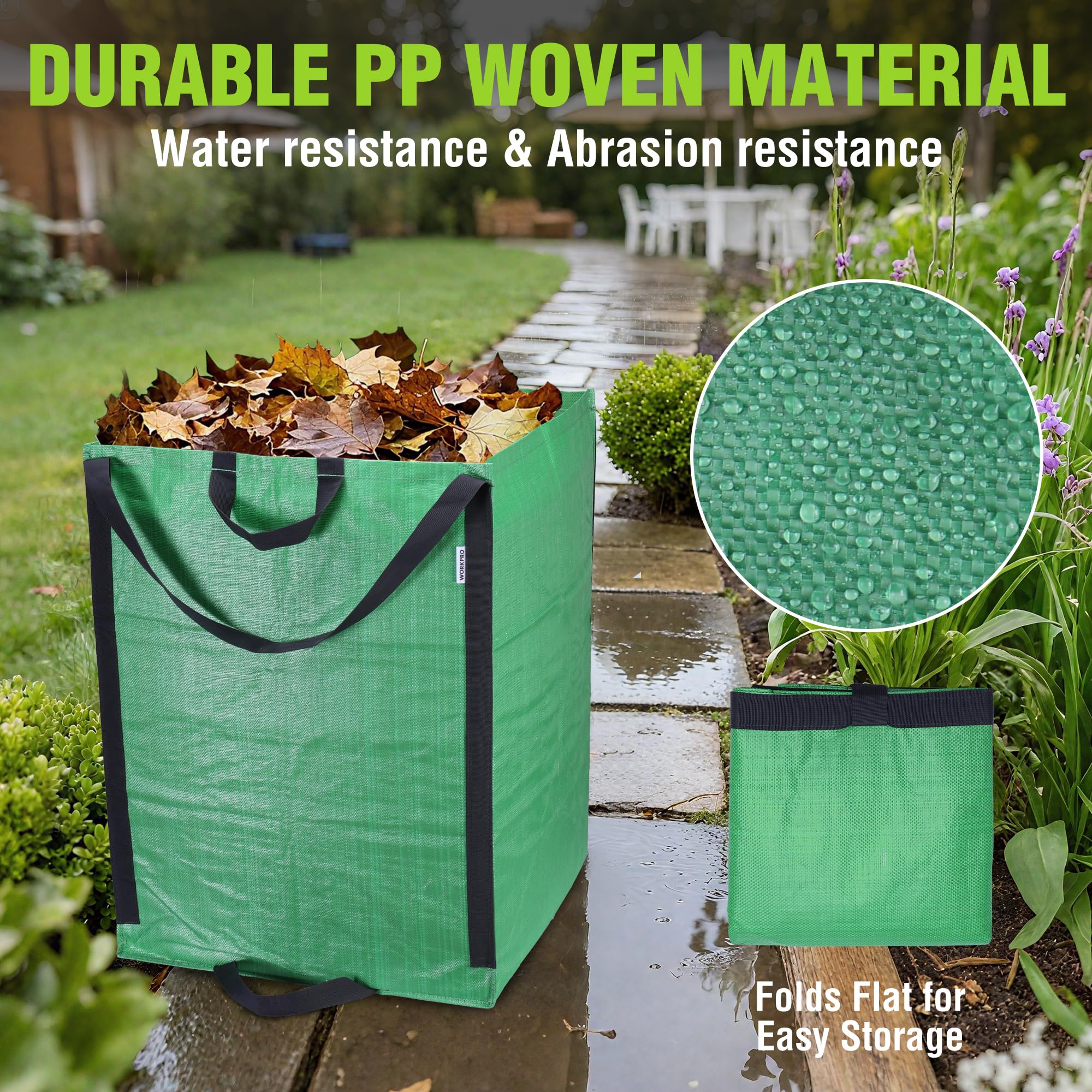 WORKPRO Reusable Yard Bags - 3 Pack -6