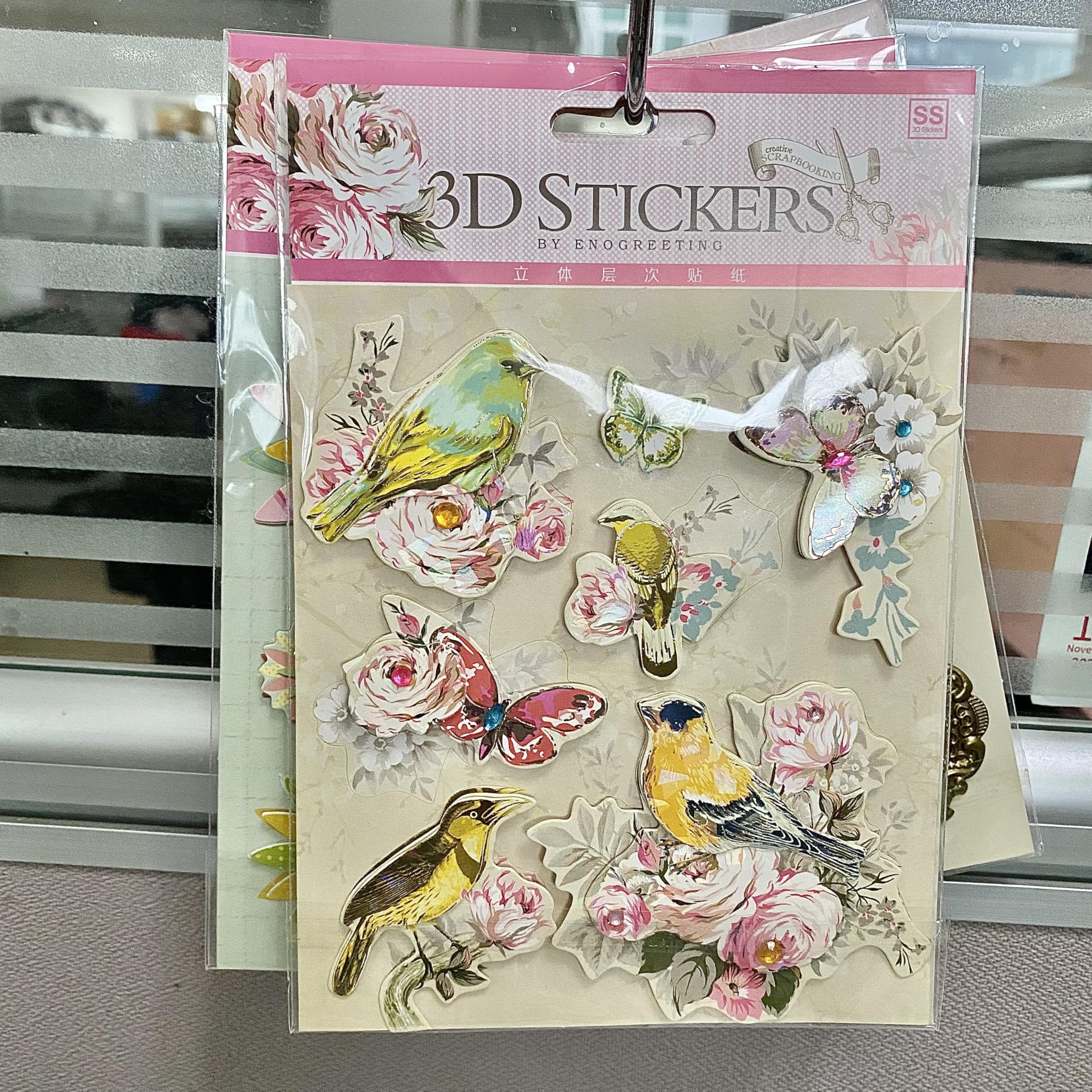 Amazon.com: Yokoke 3D Stickers for Scrapbooking, Adhesive Vintage