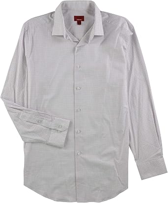 Alfani Mens Stretch Button Down Dress Shirt